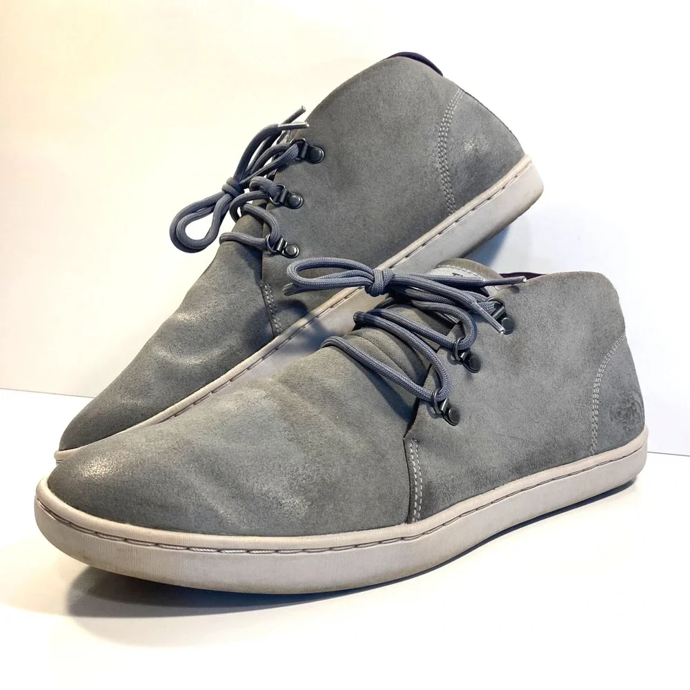 The North Face Mens Size 12 Grey Suede Chukka Casual Shoes